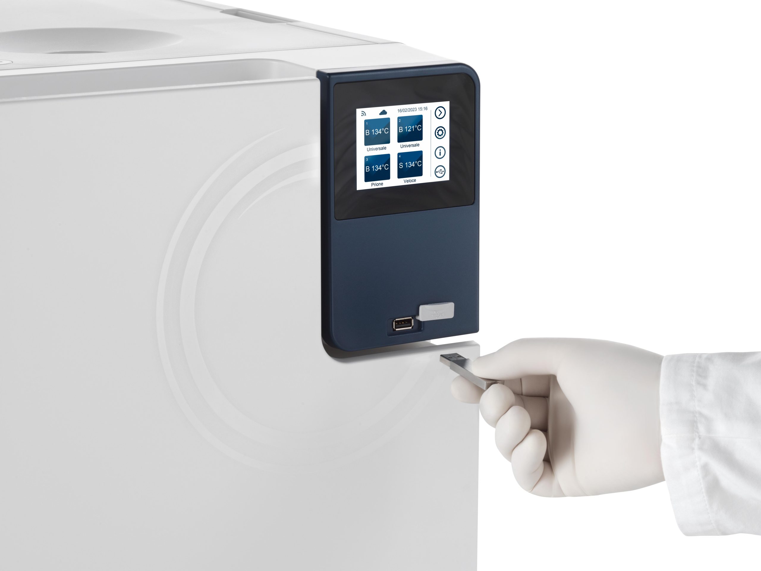 Autoclave MOCOM B Classic 22 - vue détaillée